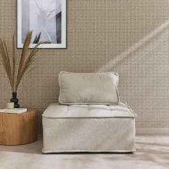 Módulo para sofá modular en tela lisa