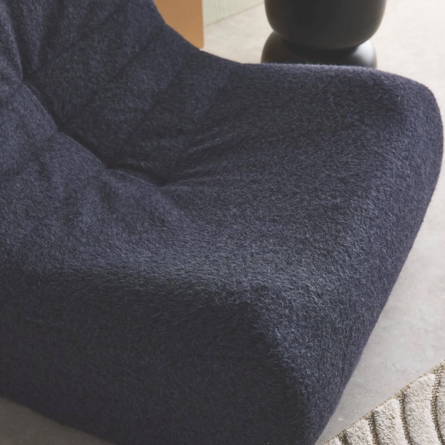 Módulo para sofá modular en tejido efecto alpaca