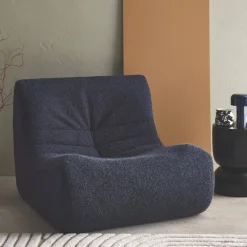Módulo para sofá modular en tejido efecto alpaca