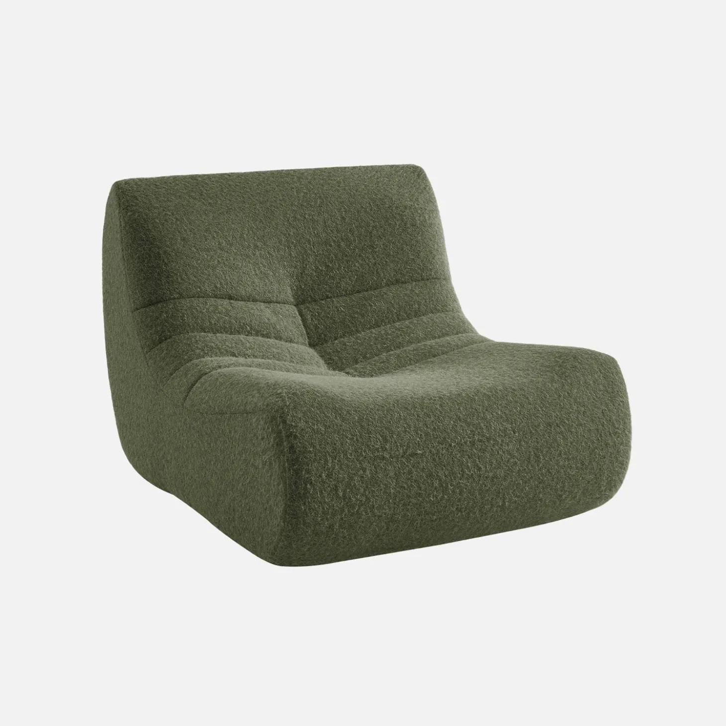 Módulo para sofá modular en tejido efecto alpaca