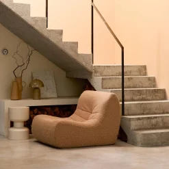 Módulo para sofá modular en tejido efecto alpaca