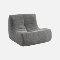 Módulo para sofá modular en borreguito texturizado