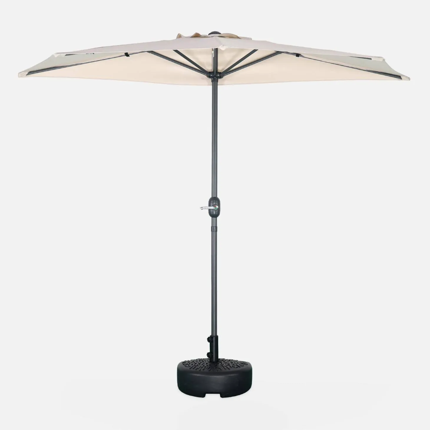 Medio parasol redondo, Ø2,5m