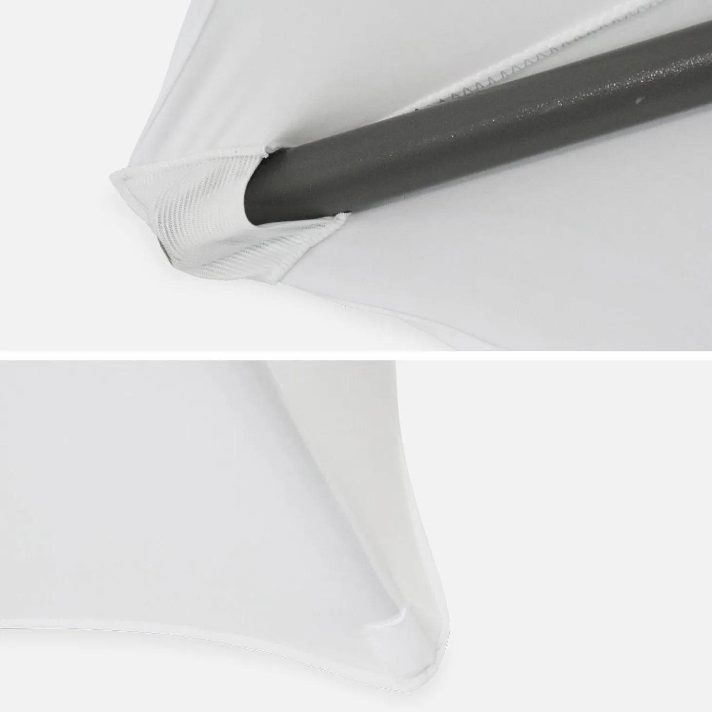 Mesa alta plegable con funda protectora para eventos, set de 2