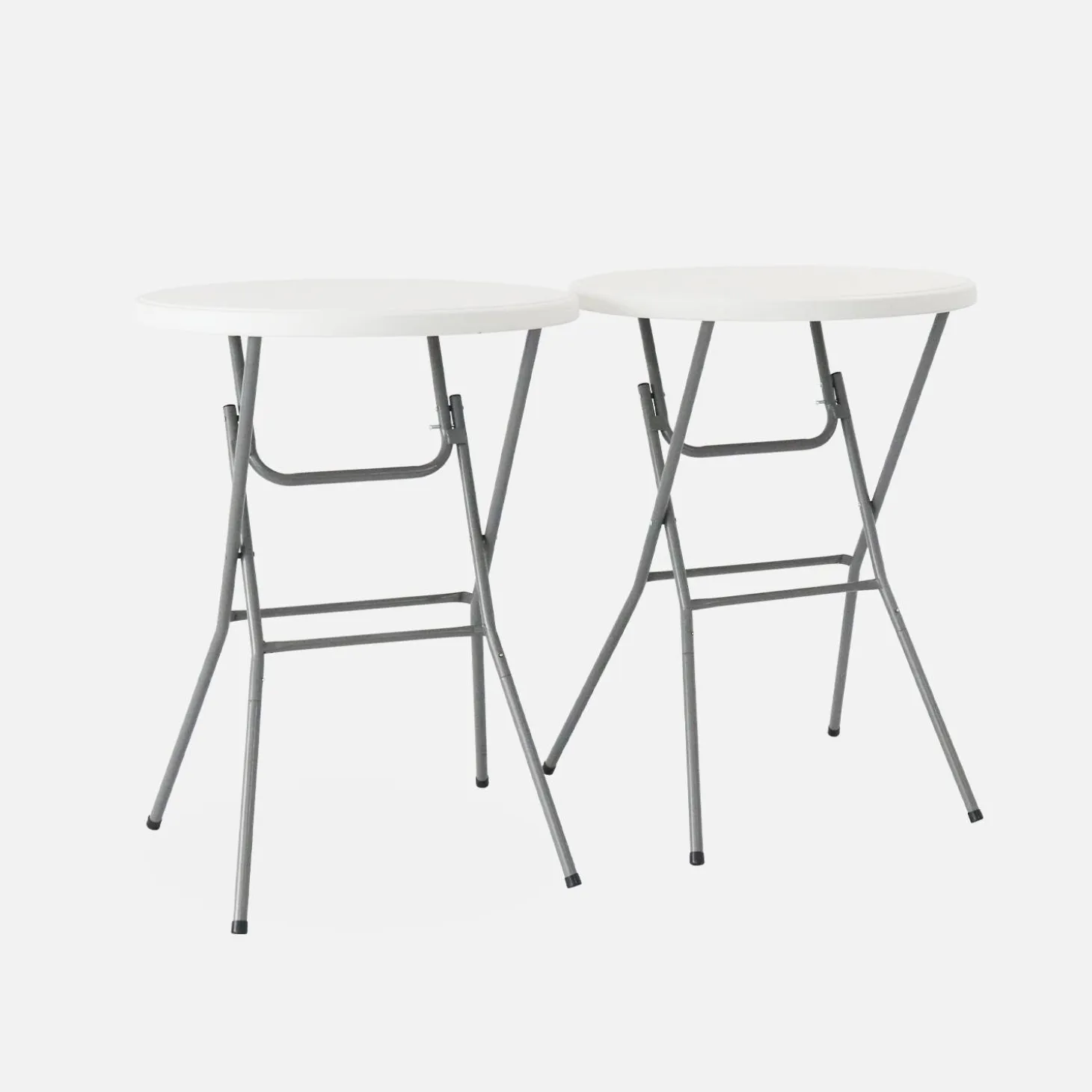 Mesa alta plegable, set de 2