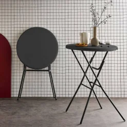 Mesa alta plegable, set de 2