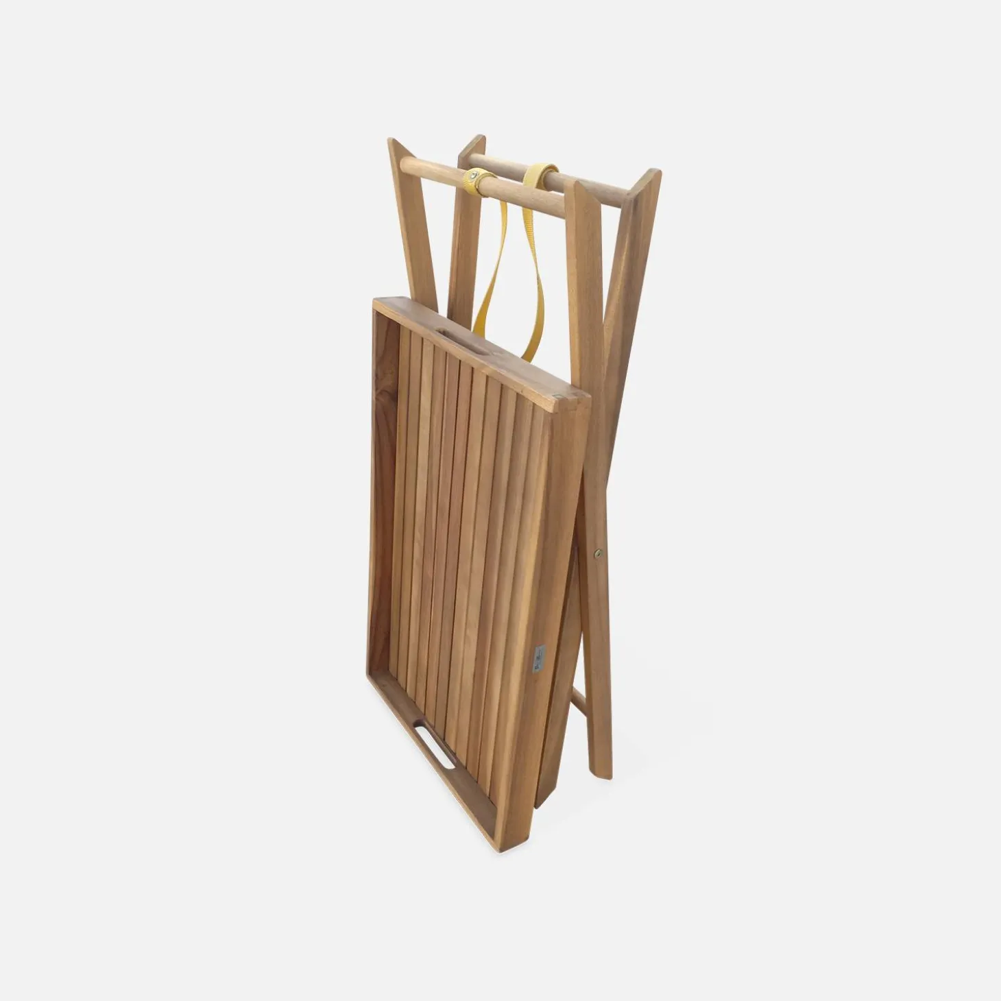 Mesa auxilar de jardín de madera