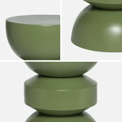 Mesa auxiliar de metal