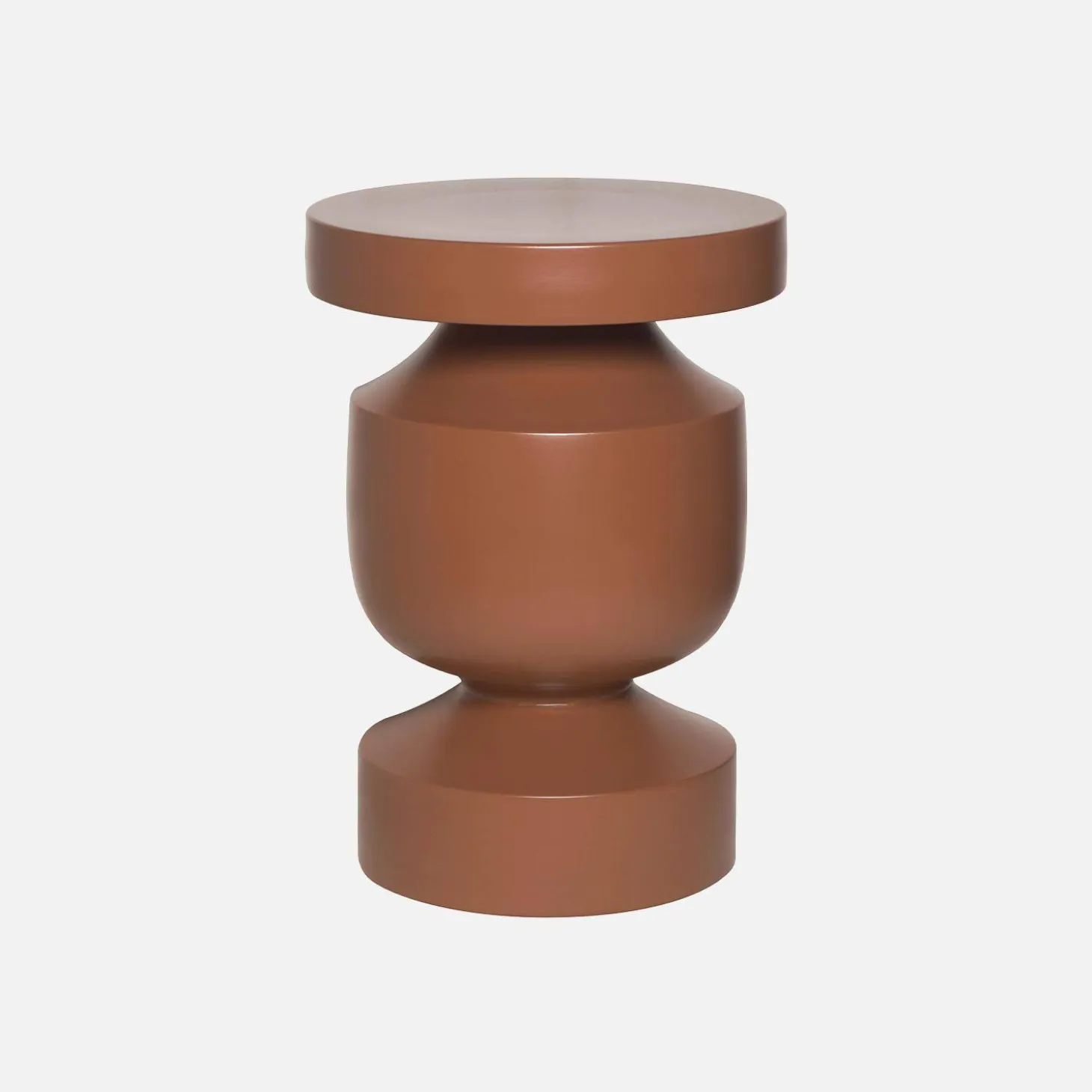 Mesa auxiliar de metal