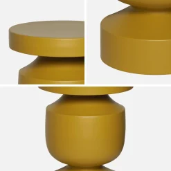 Mesa auxiliar de metal