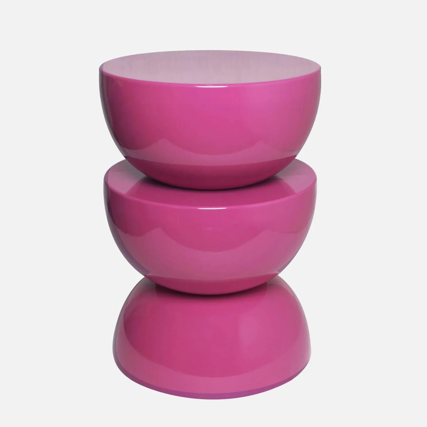 Mesa auxiliar, mesita metal efecto glassy