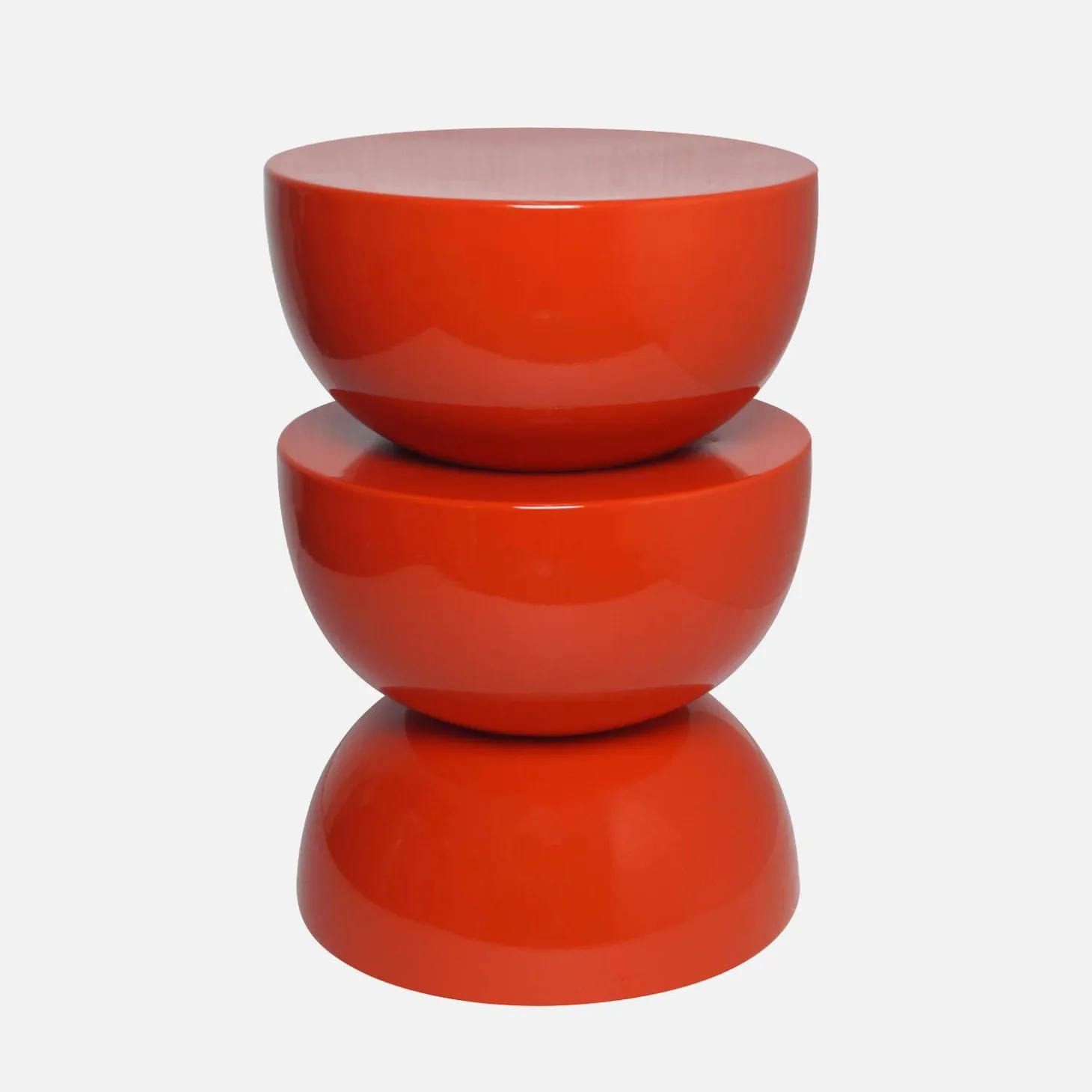 Mesa auxiliar, mesita metal efecto glassy