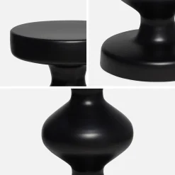 Mesa auxiliar o mesita de metal