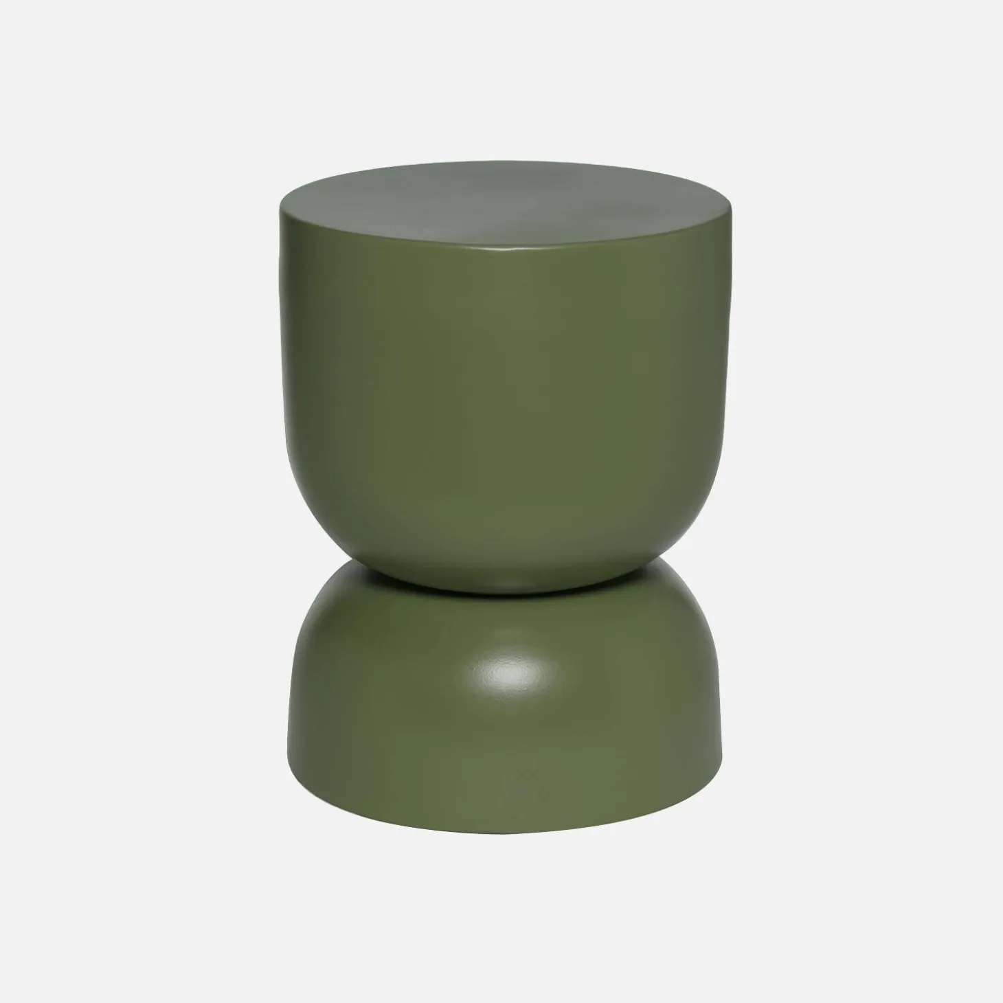 Mesa auxiliar, rincón de sofá, Mesita metal Ø32 x H42cm