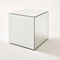Mesa cúbica con espejos, 40cm