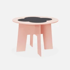 Mesa con pizarra y 4 sillas con almacenaje para niños