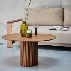 Mesa de centro con efecto de madera