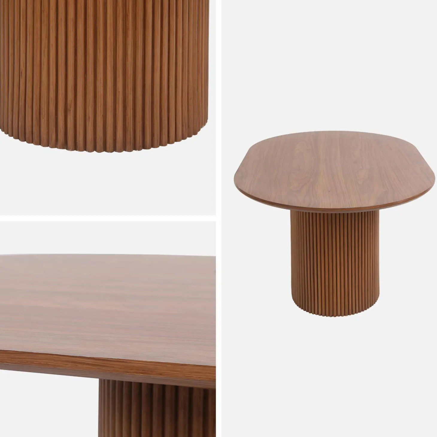 Mesa de centro con efecto de madera
