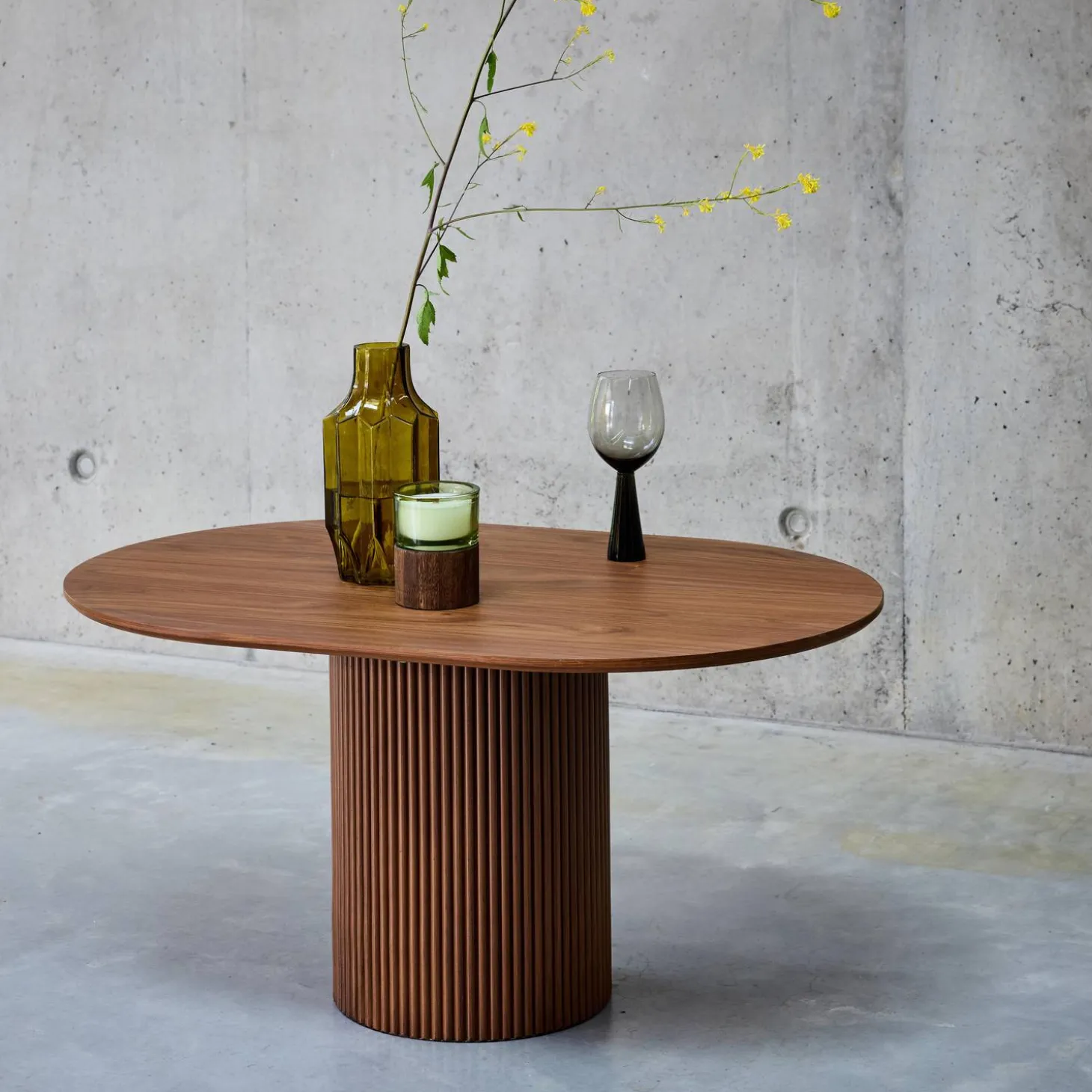 Mesa de centro con efecto de madera