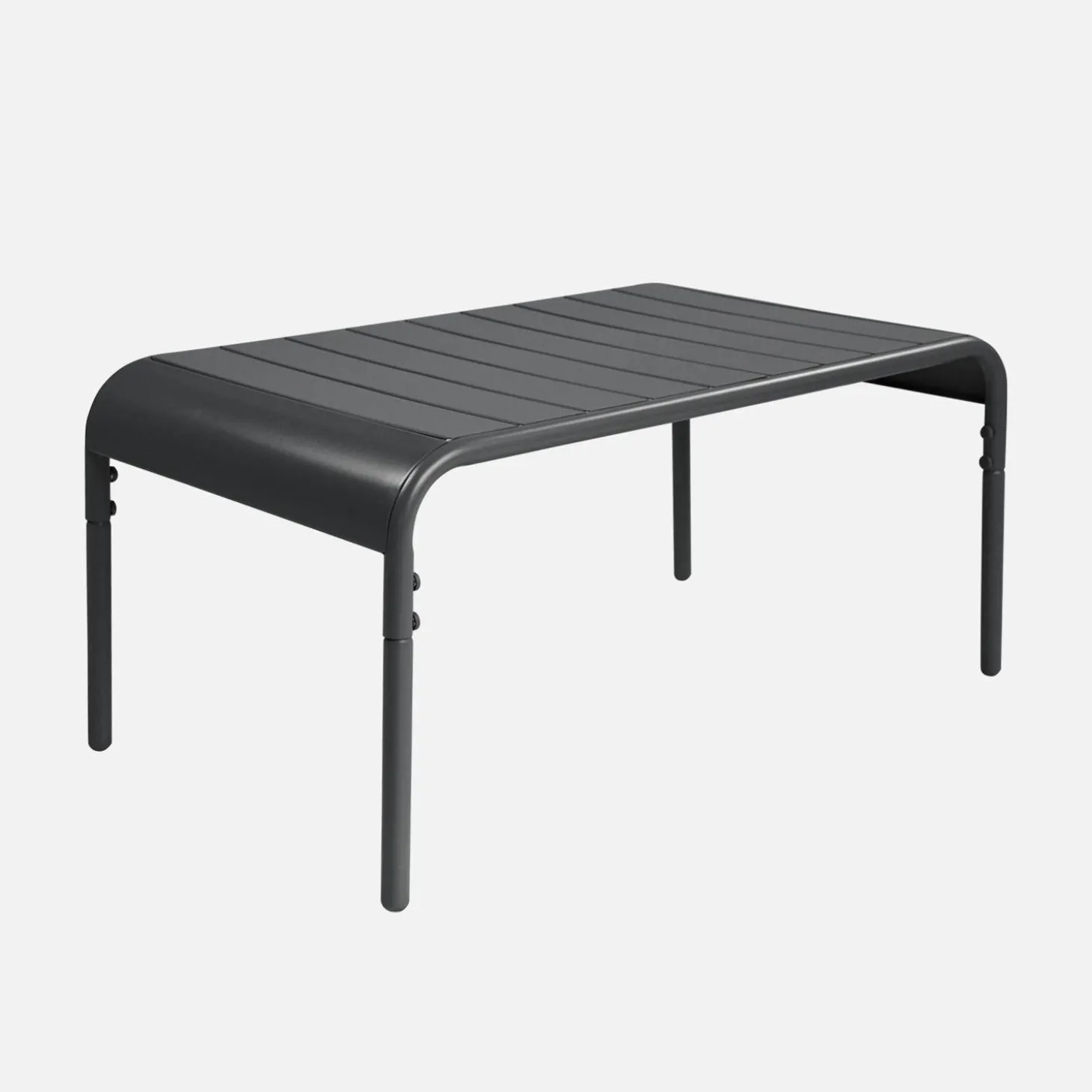 Mesa de centro de jardín bistró de acero, 90cm