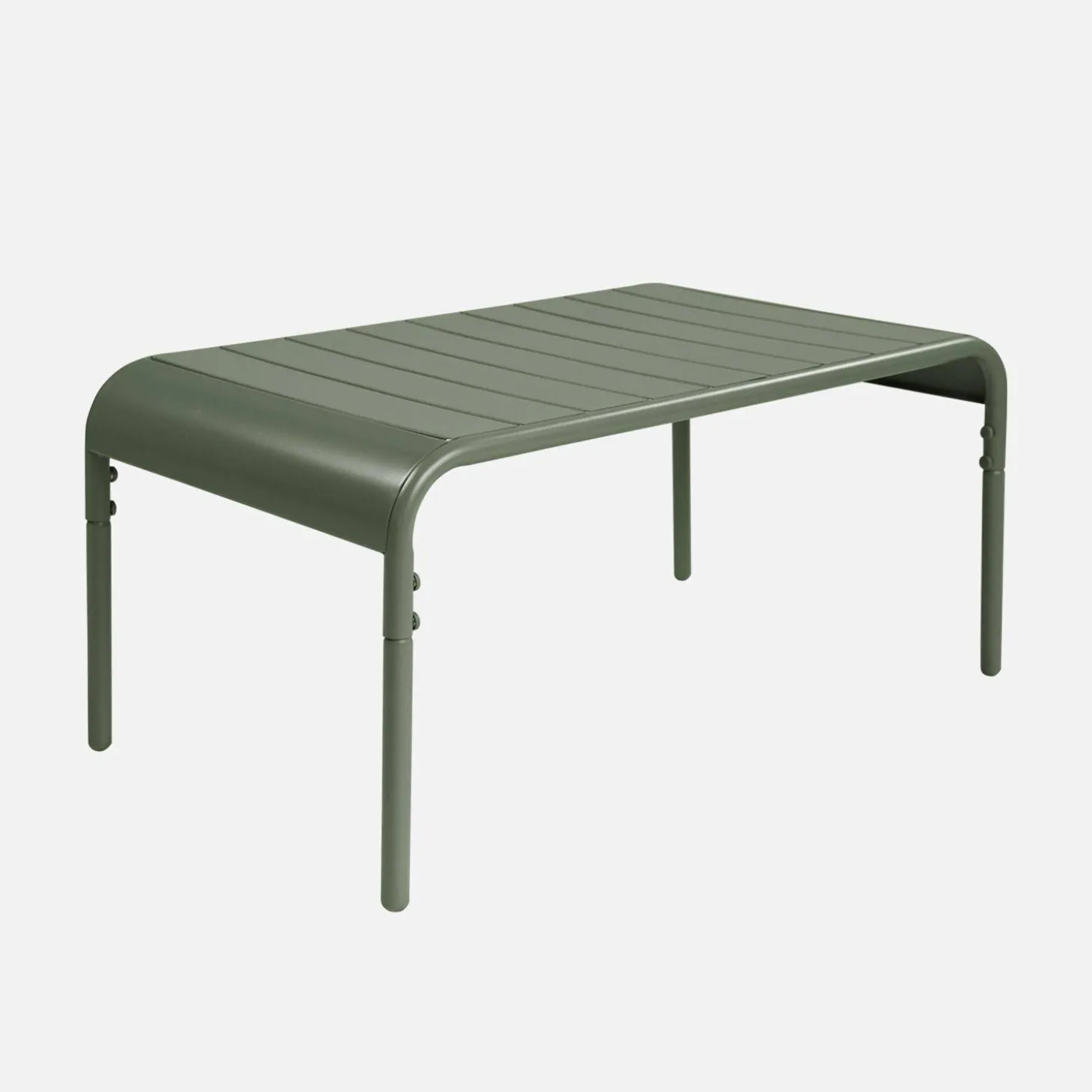 Mesa de centro de jardín bistró de acero, 90cm