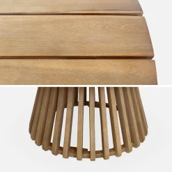 Mesa de centro de jardín de madera
