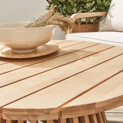 Mesa de centro de jardín de madera
