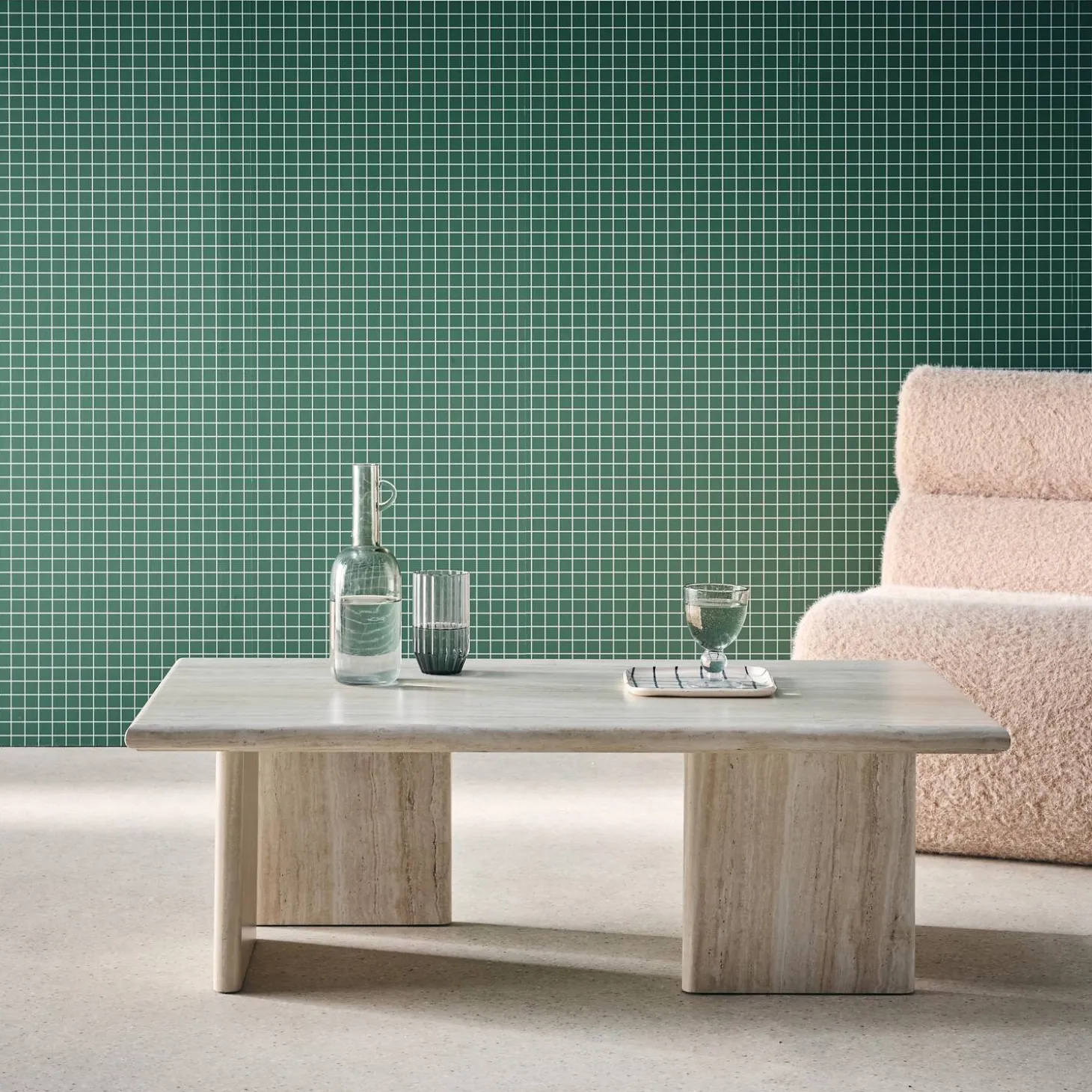Mesa de centro rectangular