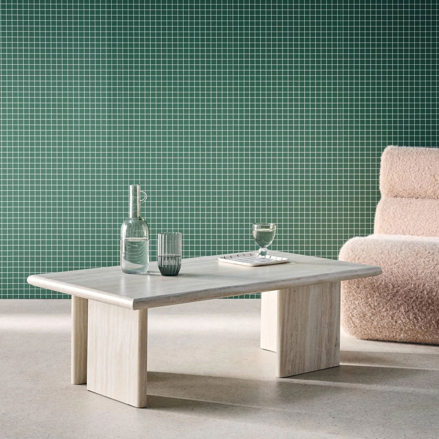 Mesa de centro rectangular