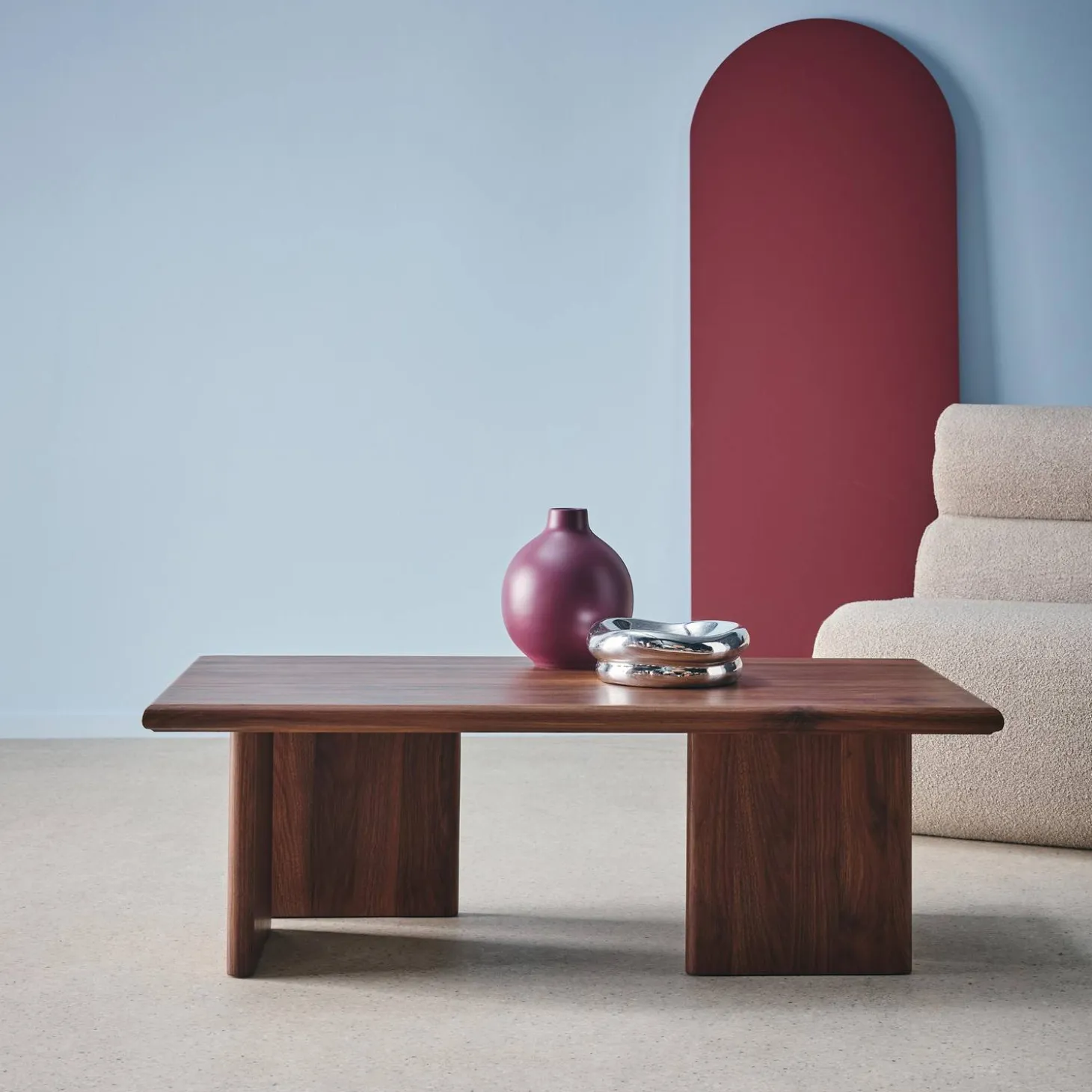 Mesa de centro rectangular