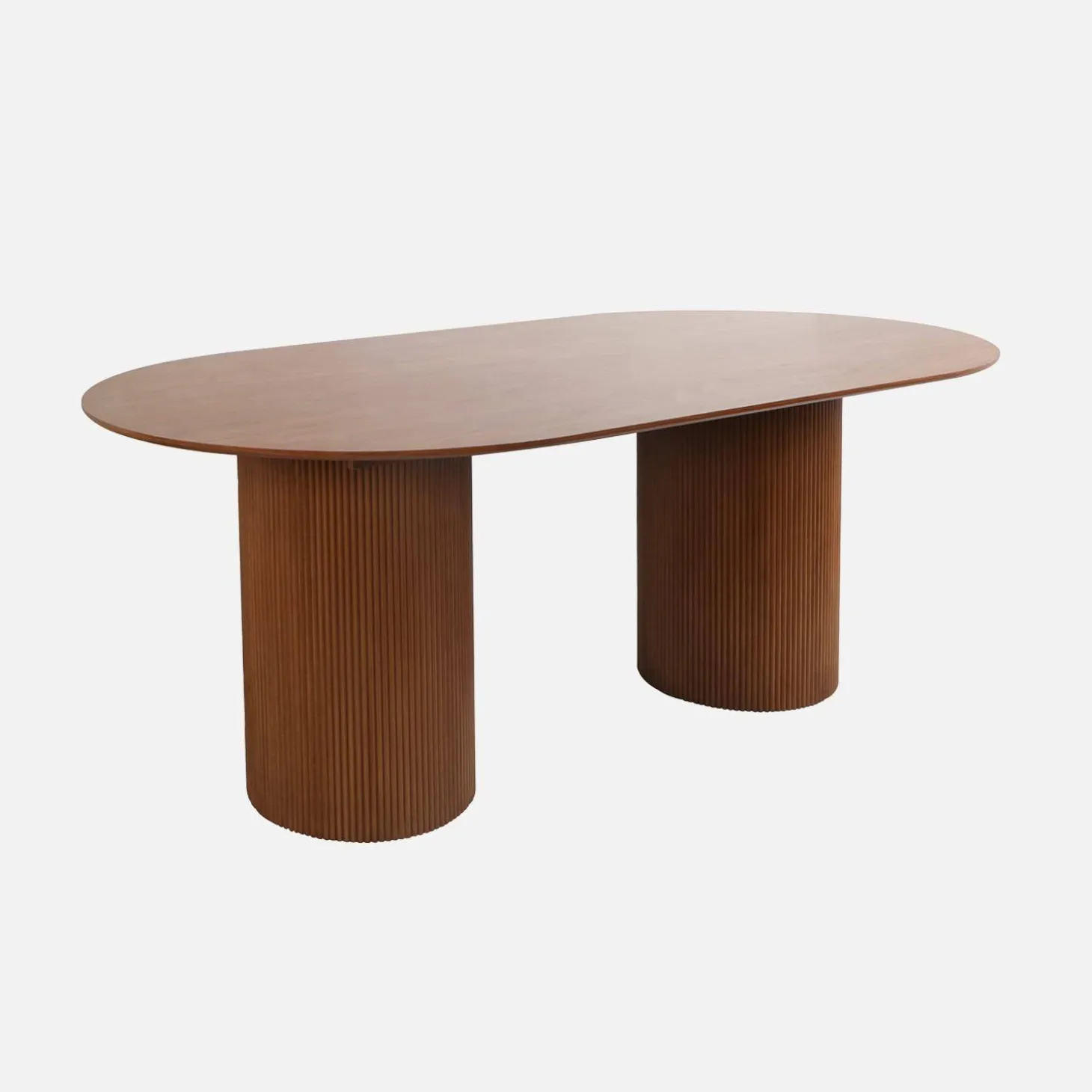 Mesa de comedor con efecto de madera con 4-6 plazas, 180cm