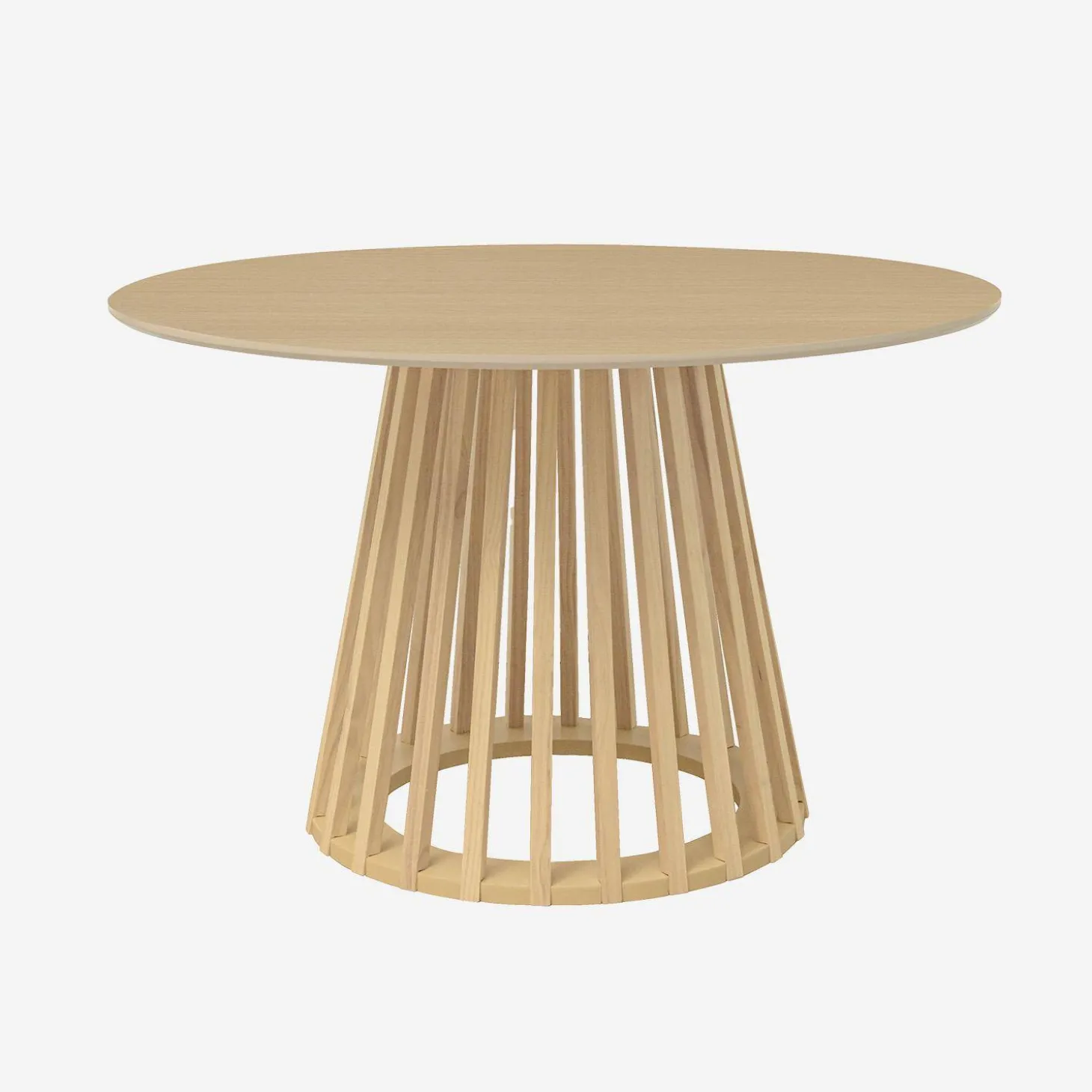 Mesa de comedor efecto madera de 4 plazas