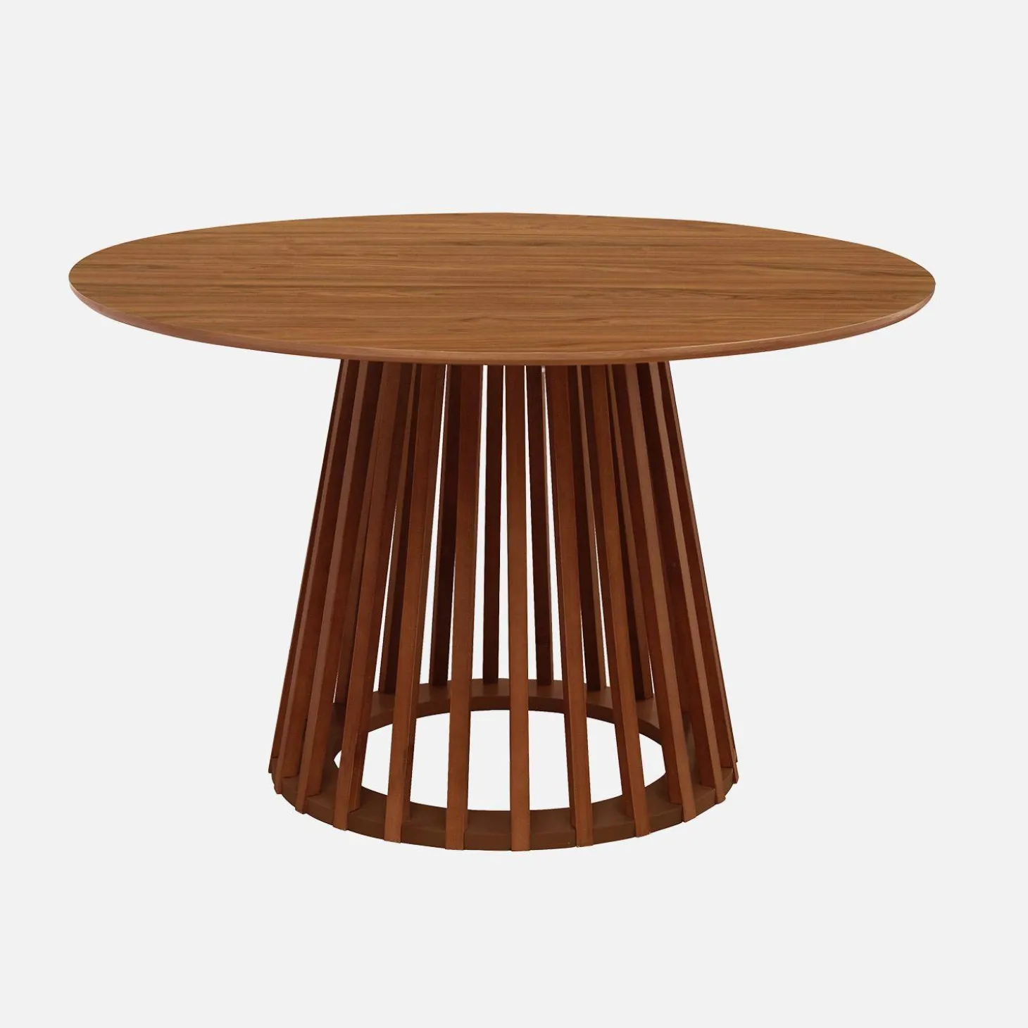 Mesa de comedor efecto madera de 4 plazas