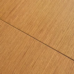 Mesa de comedor ovalada extensible de madera, 4-6 asientos