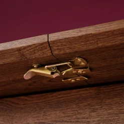 Mesa de comedor ovalada extensible de madera de hevea, 6-8 plazas