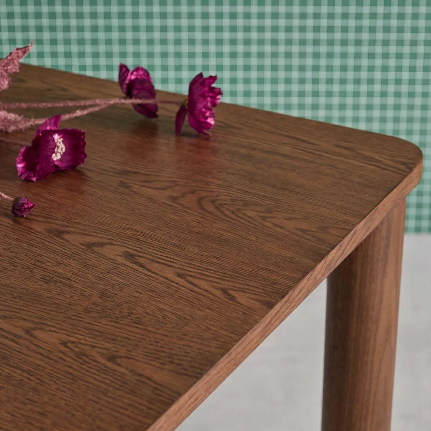 Mesa de comedor rectangular madera, 6 plazas