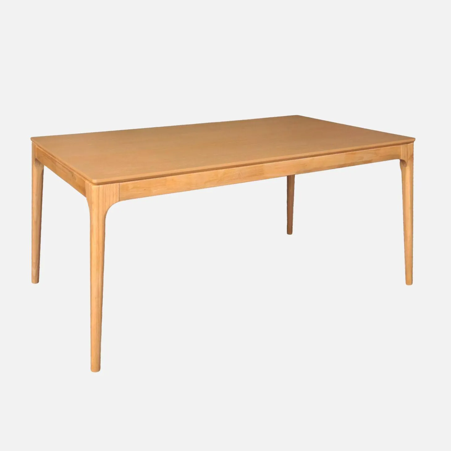 Mesa de comedor rectangular en madera de 6 plazas