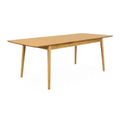 Mesa de comedor rectangular extensible de 6-8 plazas