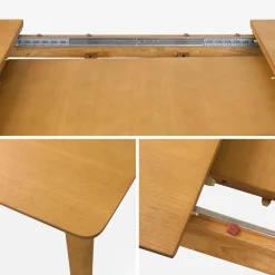 Mesa de comedor rectangular extensible de 6-8 plazas