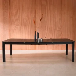 Mesa de comedor rectangular de madera extendible, 6 a 10 plazas