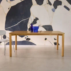 Mesa de comedor rectangular madera, 6 plazas
