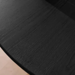 Mesa de comedor redonda de madera, 4 plazas
