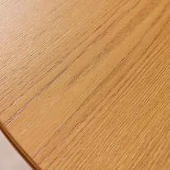 Mesa de comedor redonda de madera, 4 plazas