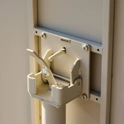 Mesa de jardín bistró cuadrada plegable de acero, 2 personas