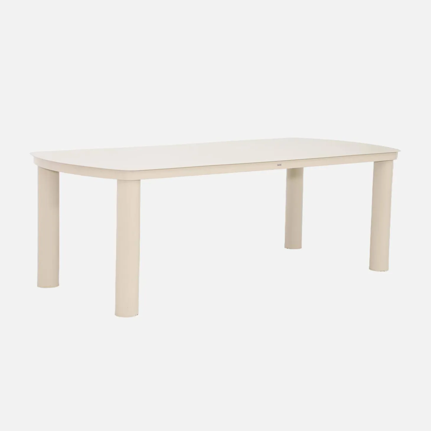 Mesa de jardín de aluminio, 10 plazas