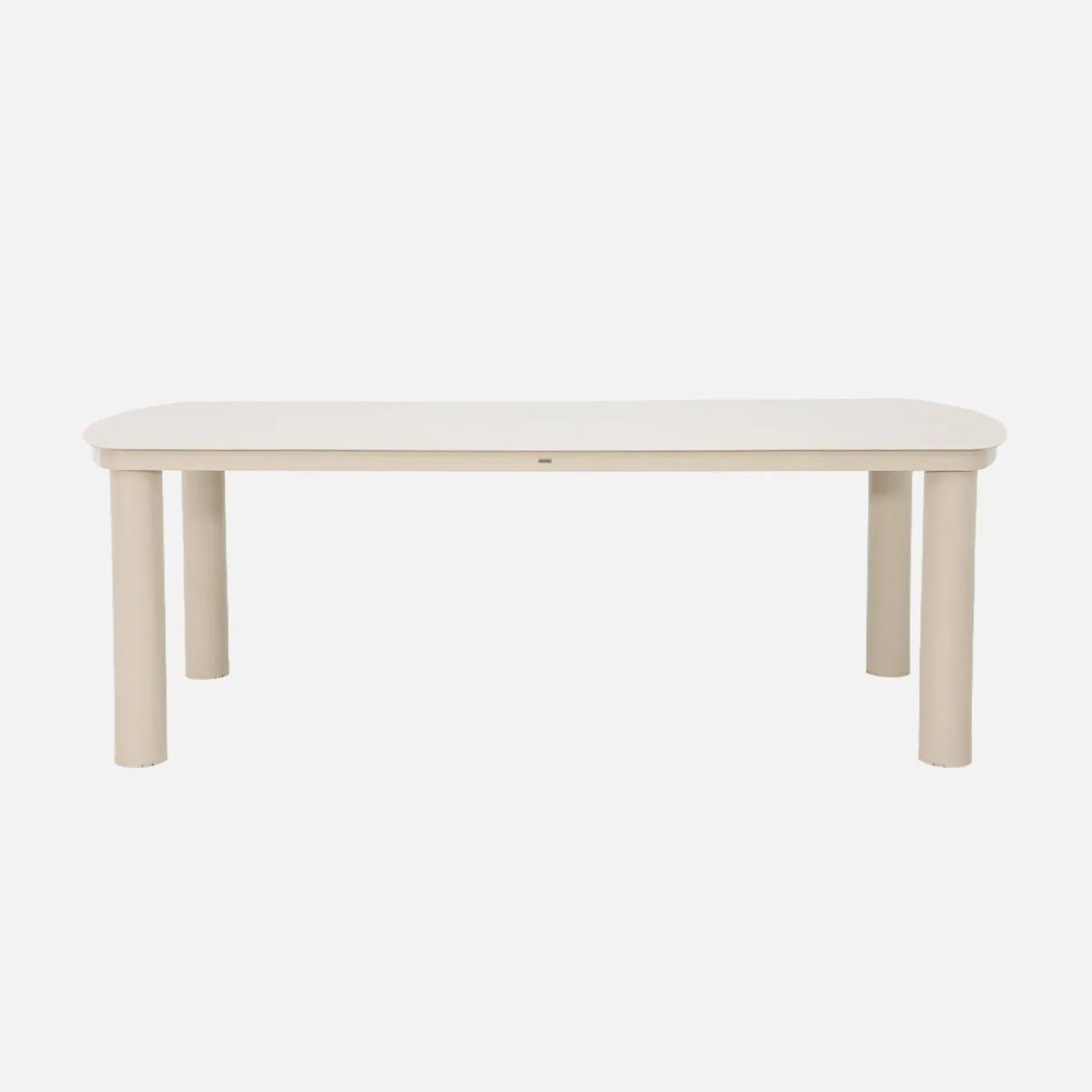Mesa de jardín de aluminio, 10 plazas