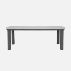 Mesa de jardín de aluminio, 10 plazas