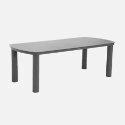 Mesa de jardín de aluminio, 10 plazas
