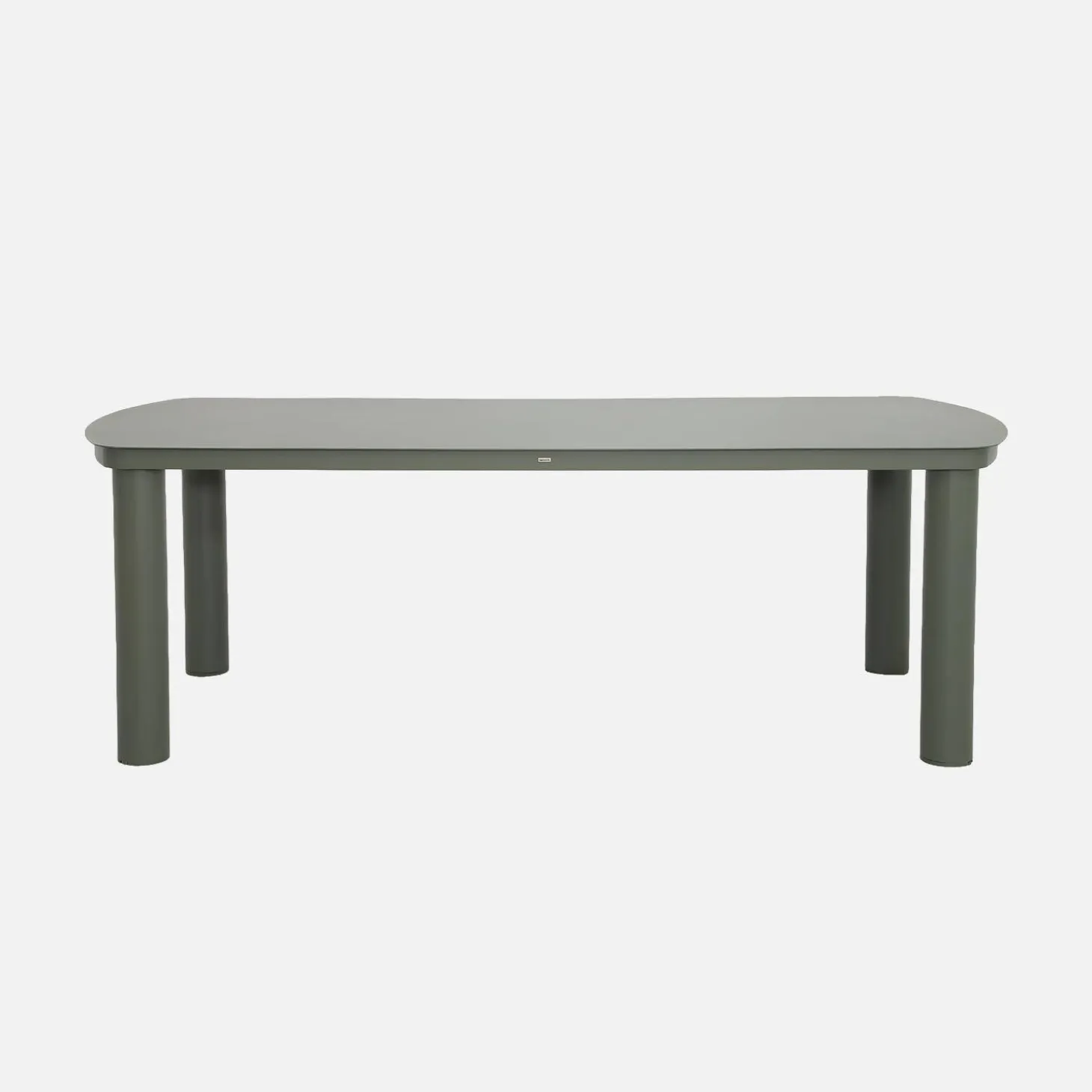 Mesa de jardín de aluminio, 10 plazas