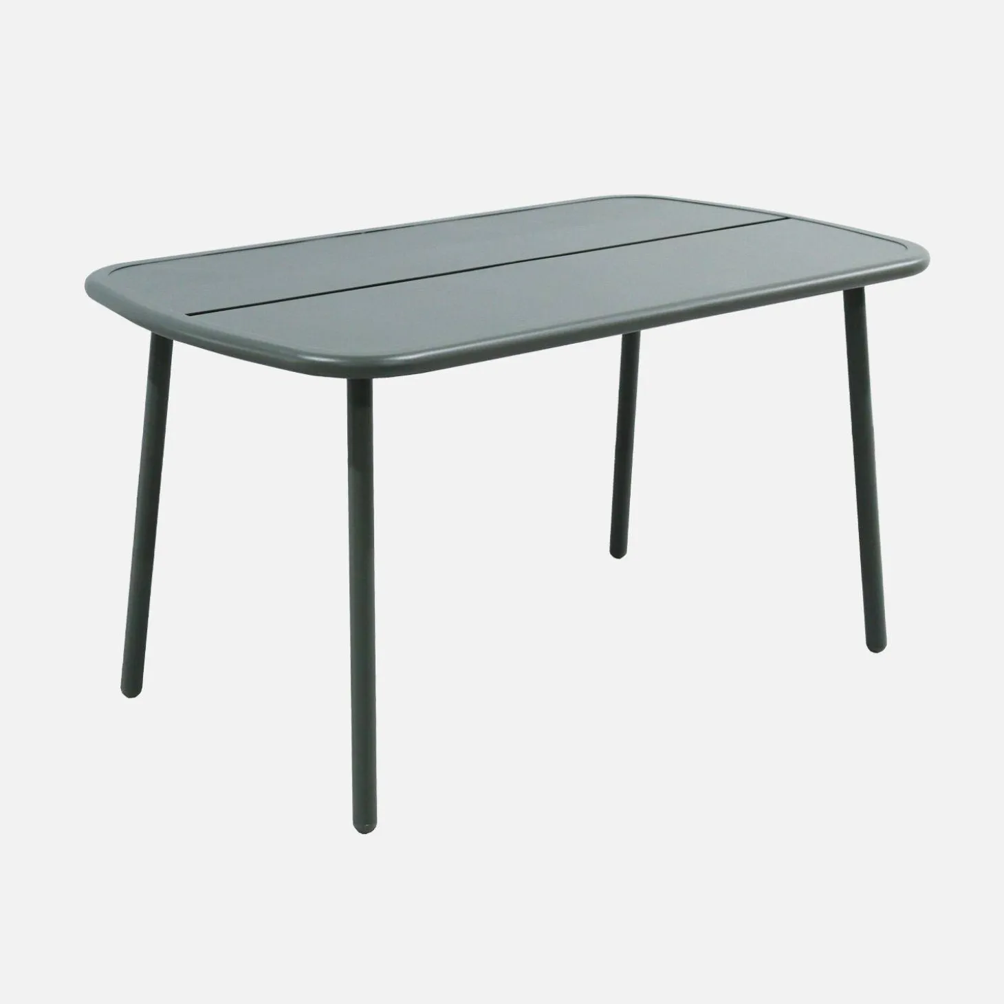 Mesa de jardín de aluminio, 4-6 plazas